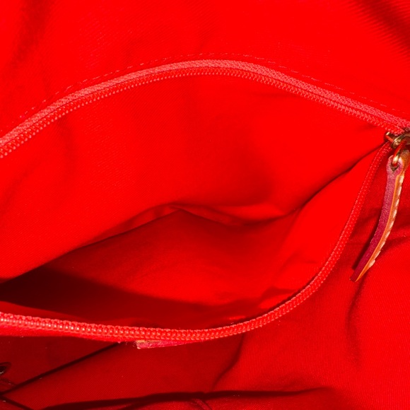 Dooney & Bourke Great Condition Madras Plaid Picnic Ants Patchwork Small Tote - Picture 12 of 13